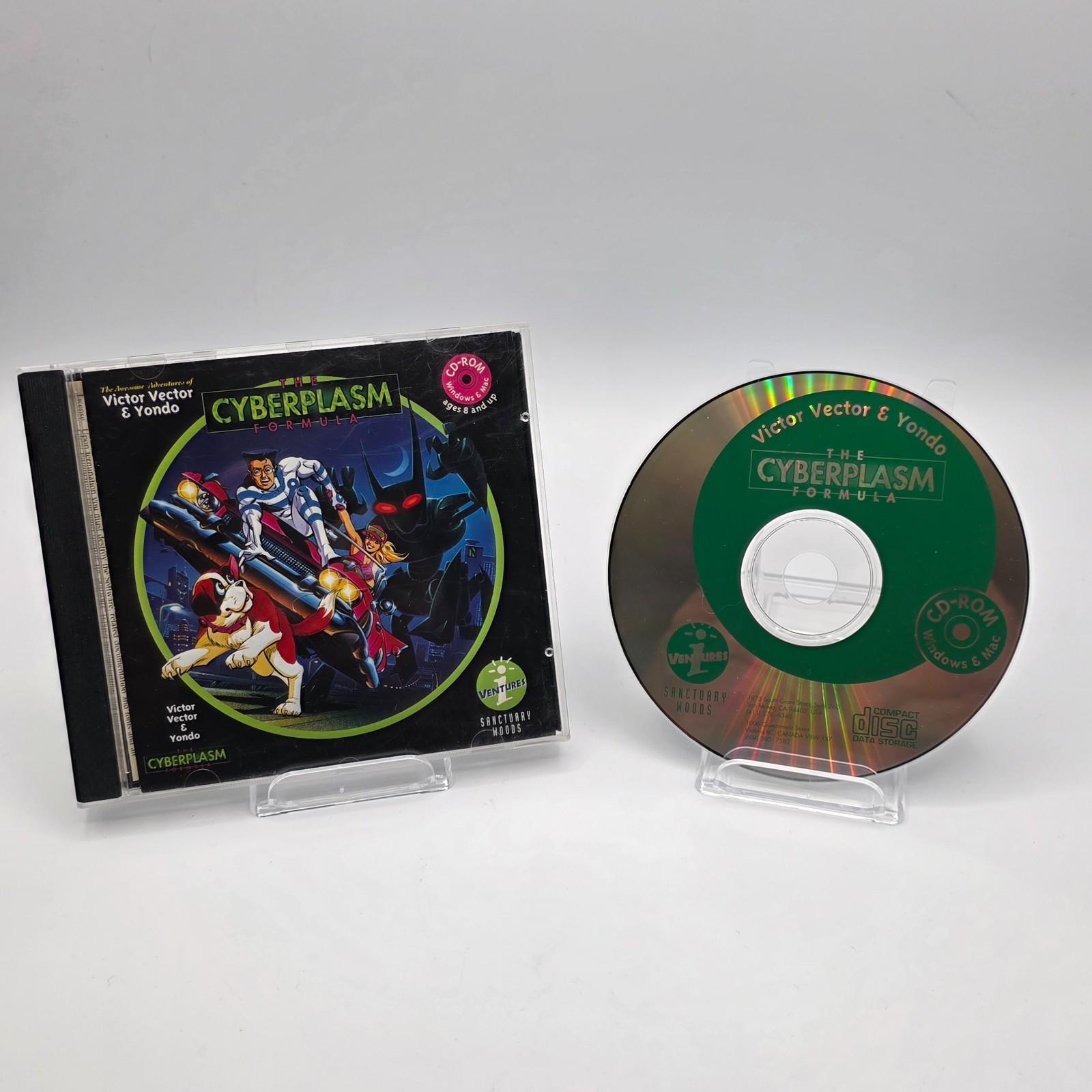 Victor Vector & Yondo: The Cyberplasm Formula - New 1993 CD-ROM, Windows & Mac 