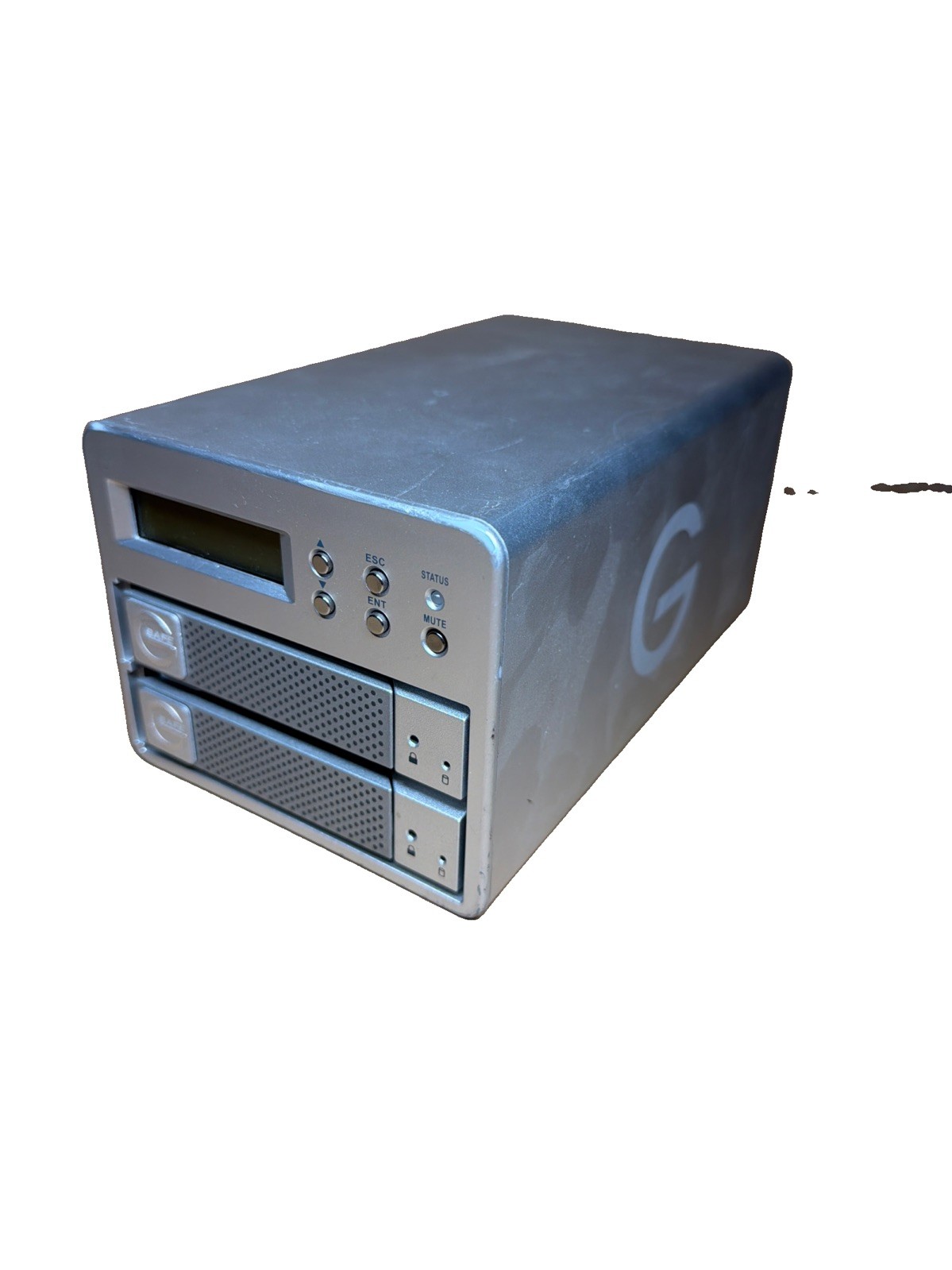 G-Technology G-SAFE Storage System Dual Bay. No Power, Untested.