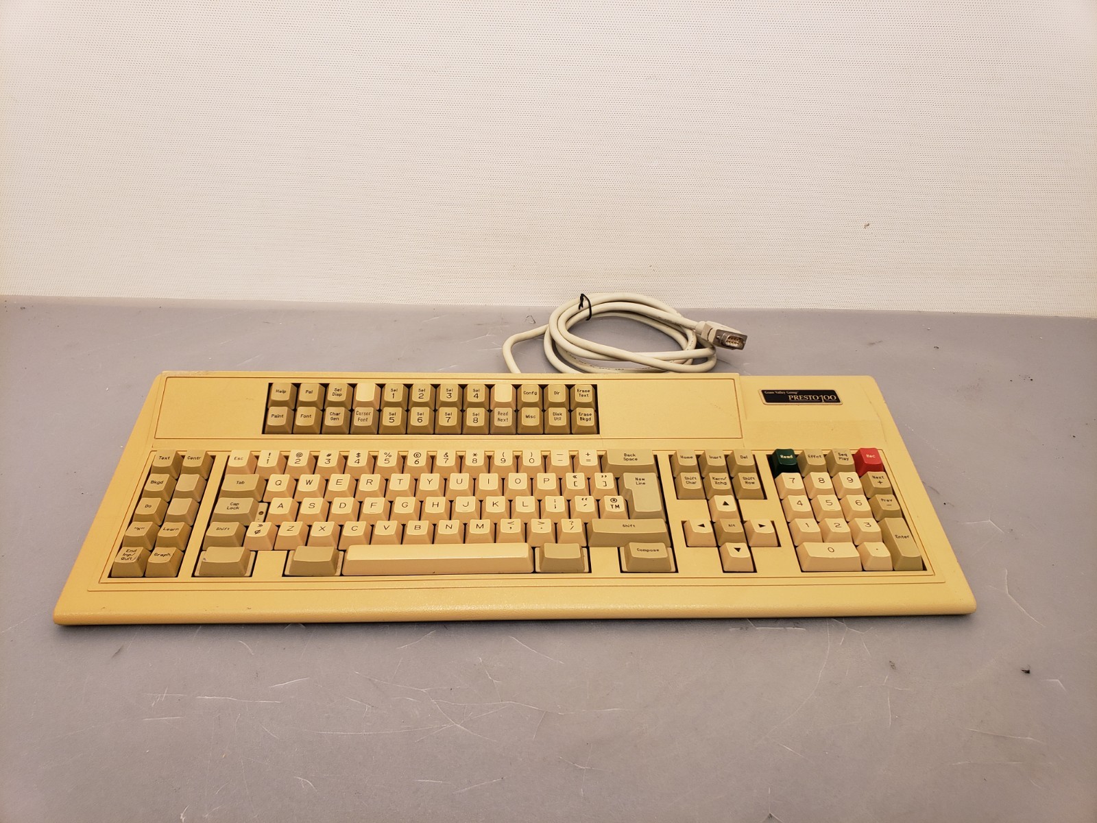 Rare Grass Valley Presto 100 Mechanical Spring Editing Keyboard 38-09-92-C