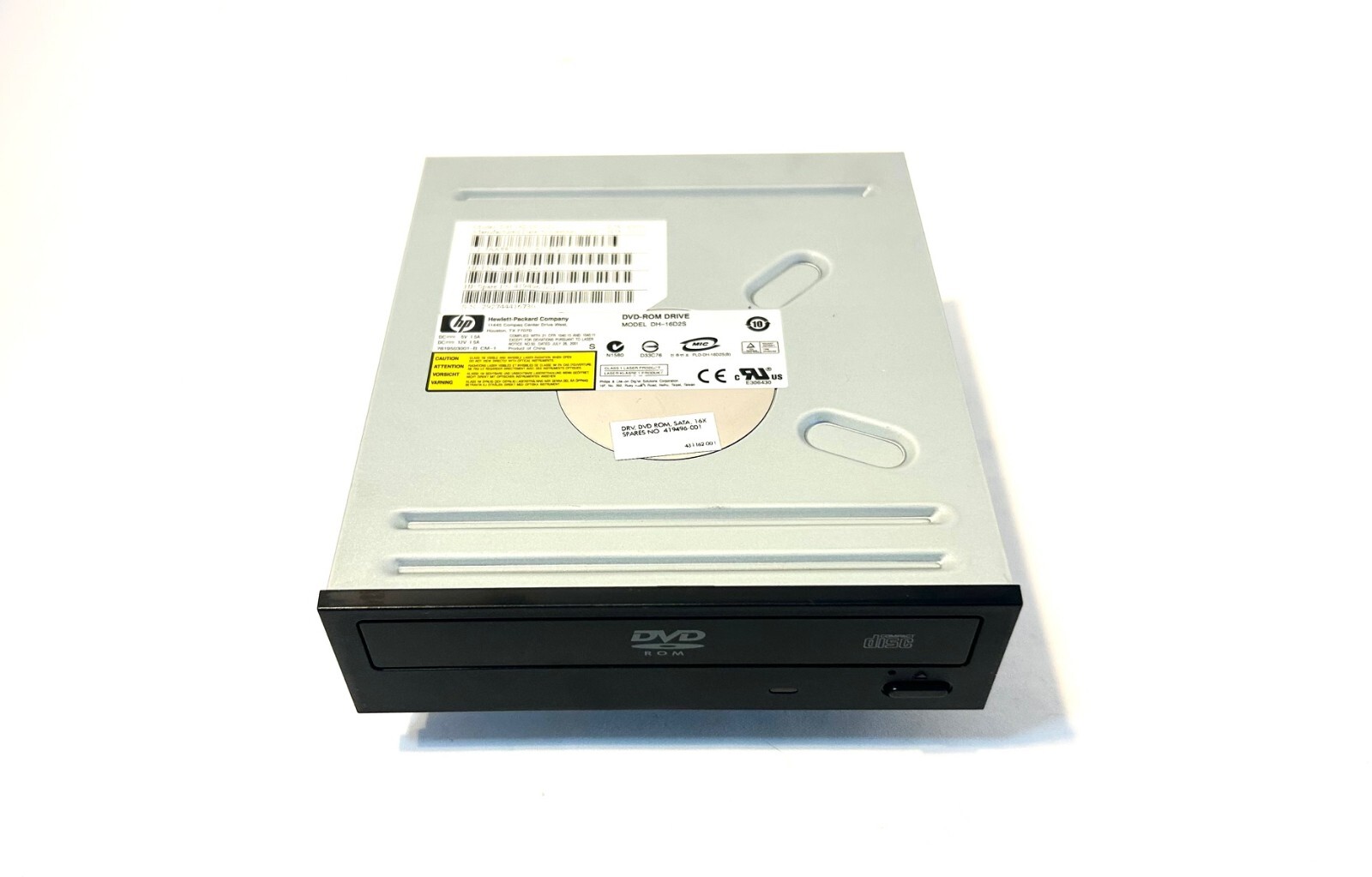 HP DH-16D2S-CT2 16x DVD-ROM MULTI-Player Drive SATA - 100% F-BACK, $0 SHIPPING