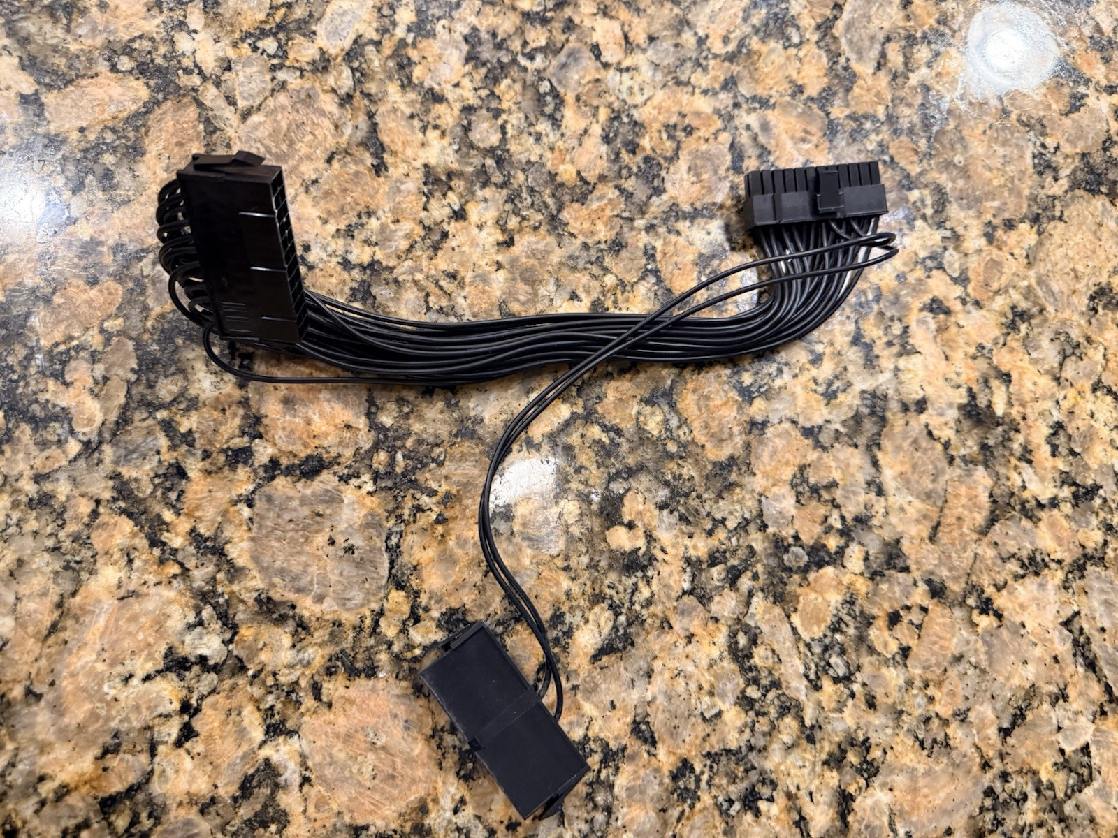 24 Pin ATX Power Splitter Cable Motherboard PSU Extension Dual PSU Mining