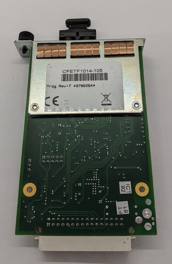 Transition Network CFETF1014-105 Point System Slide-In-Module Media Converter