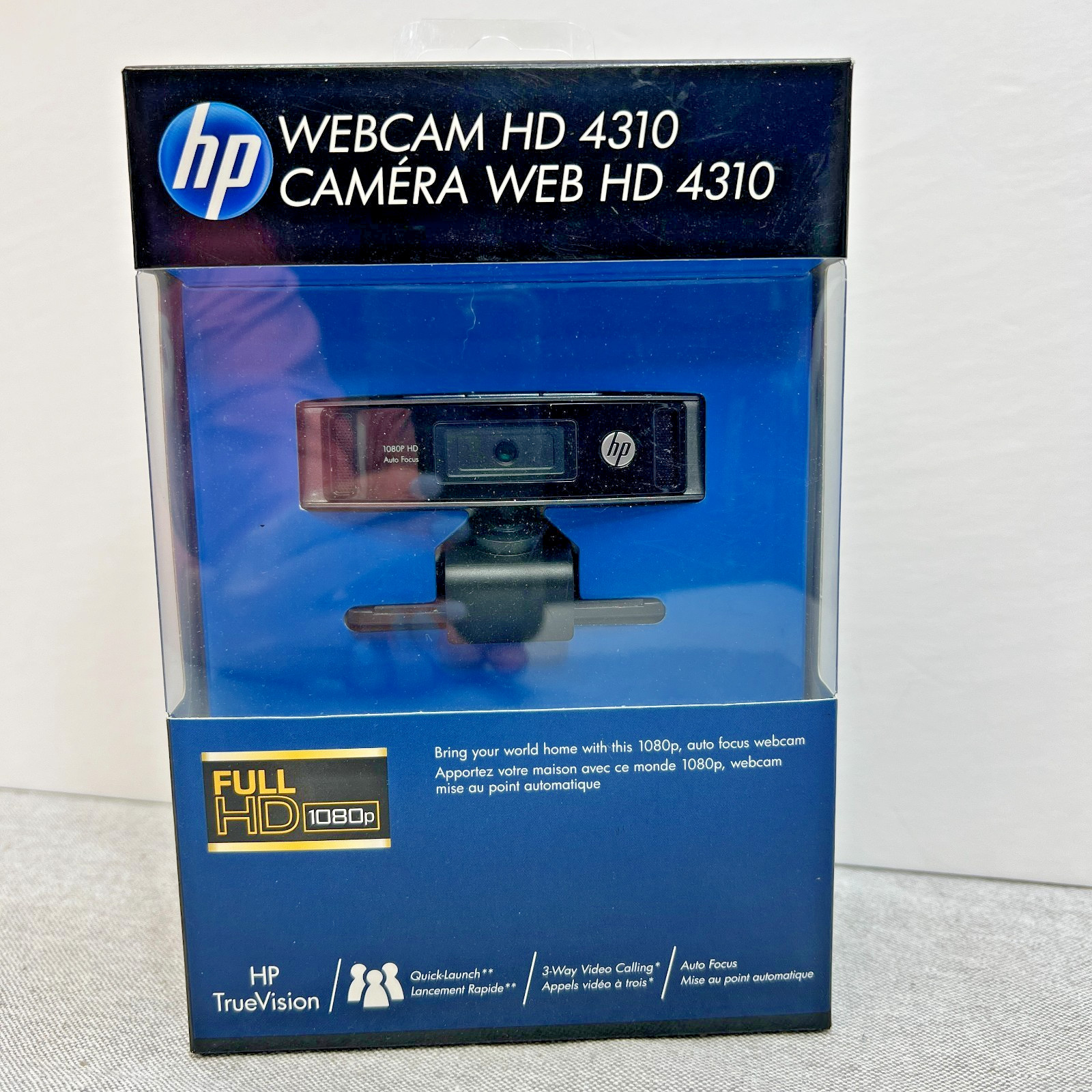 HP Webcam HD 4310 1080p H2W19AA#ABC New In Box