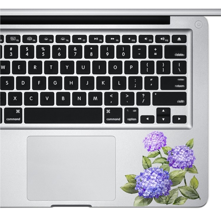 Flowers Cute MacBook Sticker for Laptop, iPad, surface Pro Vinyl Decal