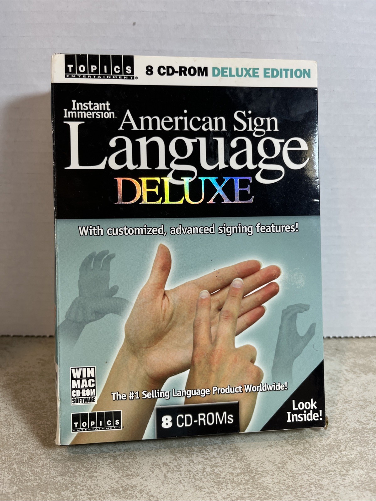 American Sign Language Deluxe Edition Instant Immersion 8-CD ROM