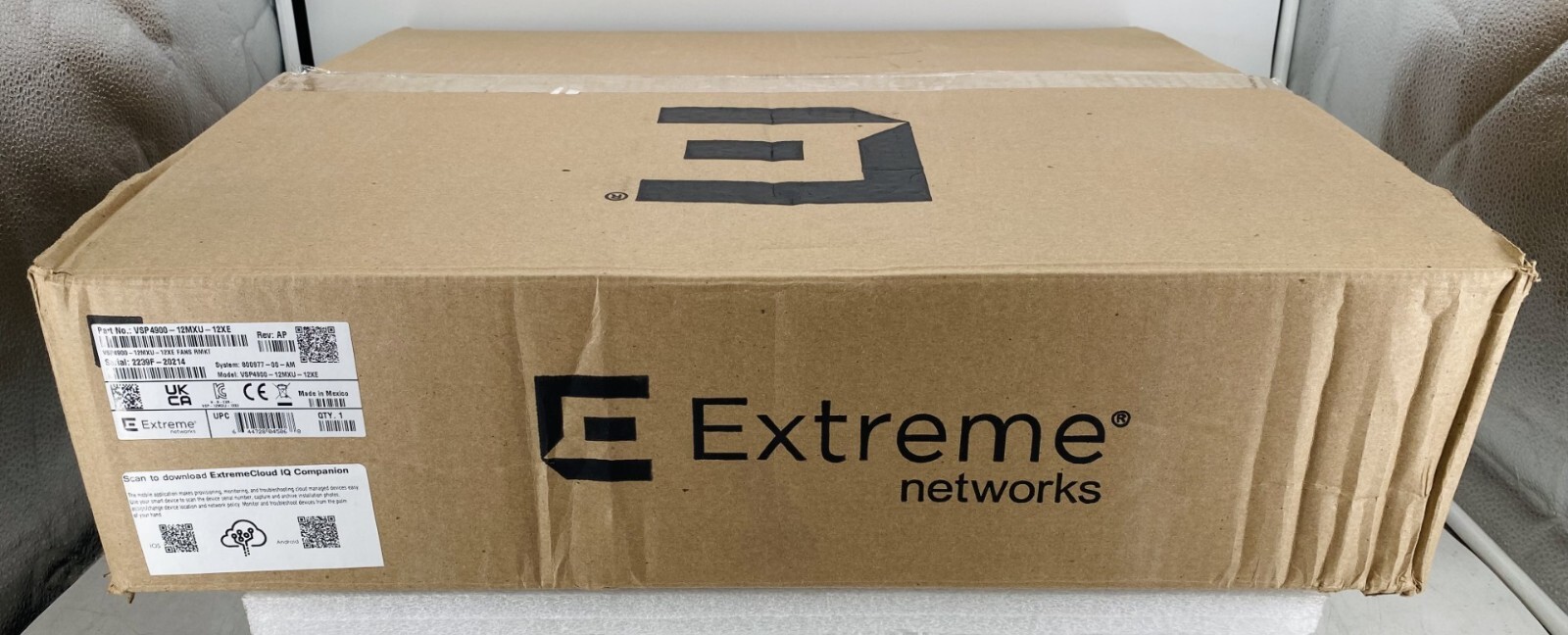 NEW EXTREME NETWORKS VSP4900 24-PORT VSP-4900-12MXU-12XE ETHERNET SWITCH