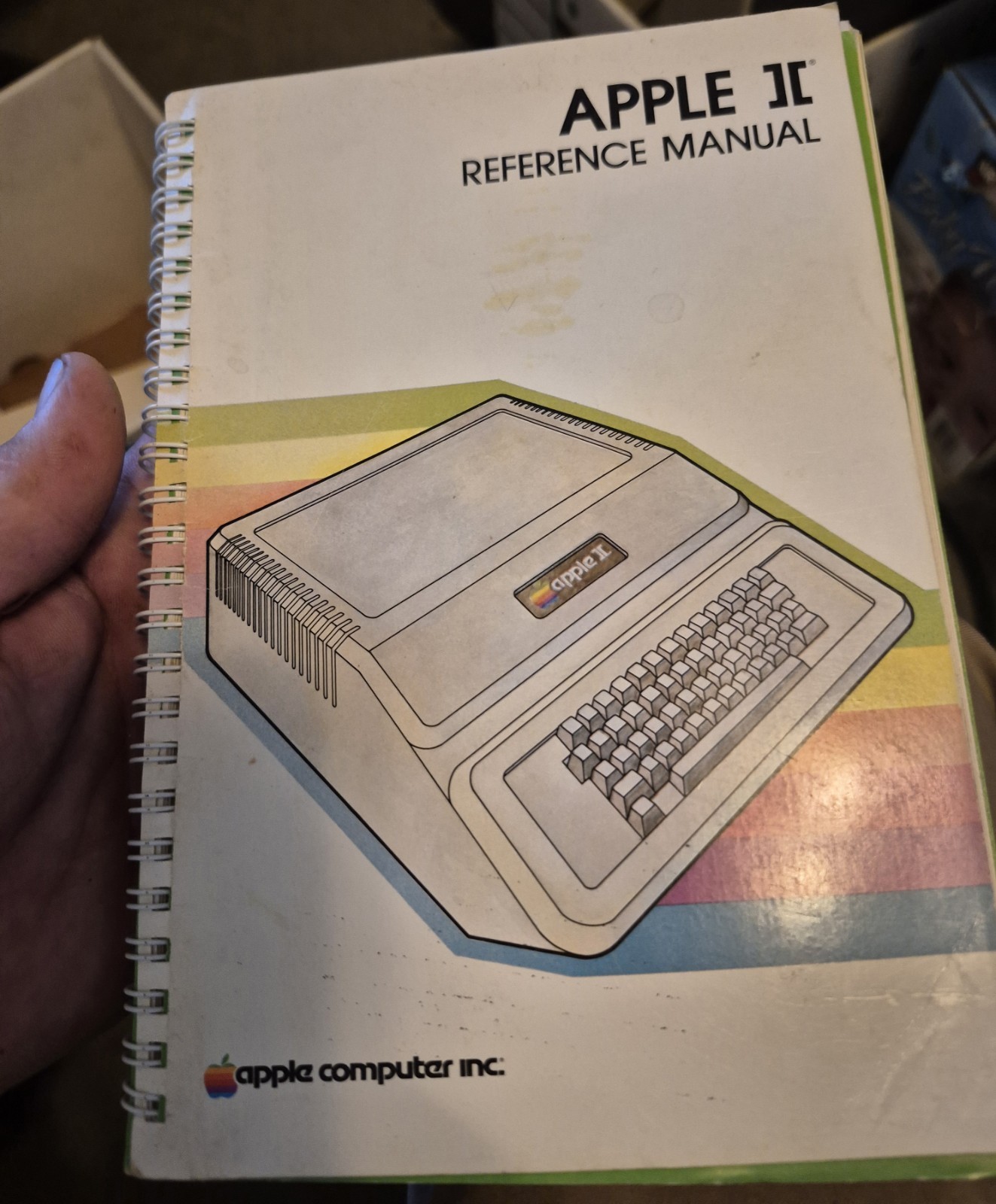 Book: The "Apple II Reference Manual" with 