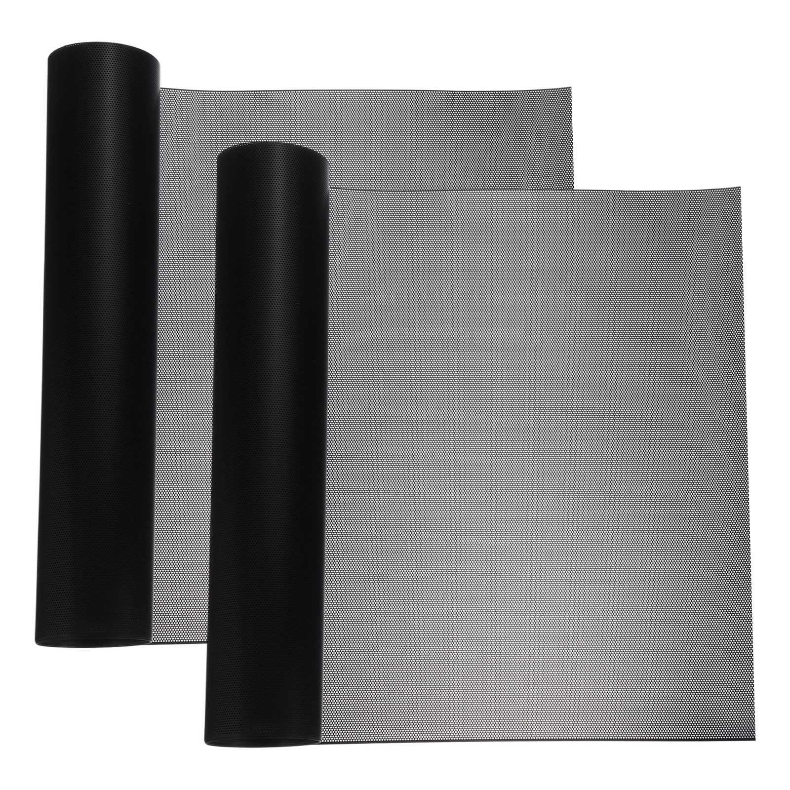 2Pcs 1000x300mm PC Case Dust Mesh Filter PVC Dustproof Filter Cover Black(0.8mm)