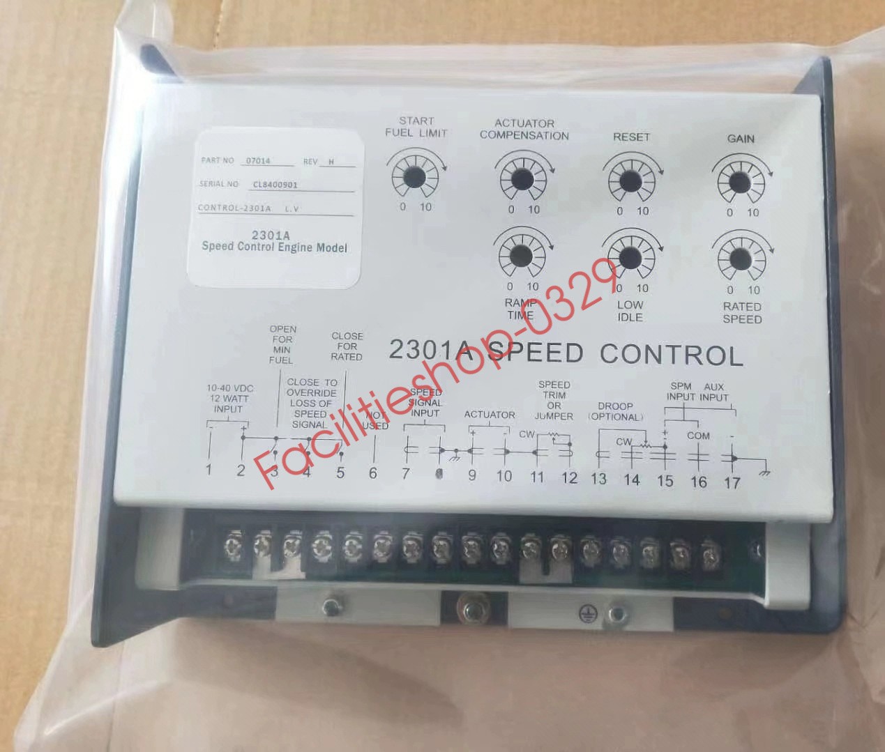 1PCS New OEM 9907-014 2301A SPEED CONTROL WOODWARD DHL/FedEx
