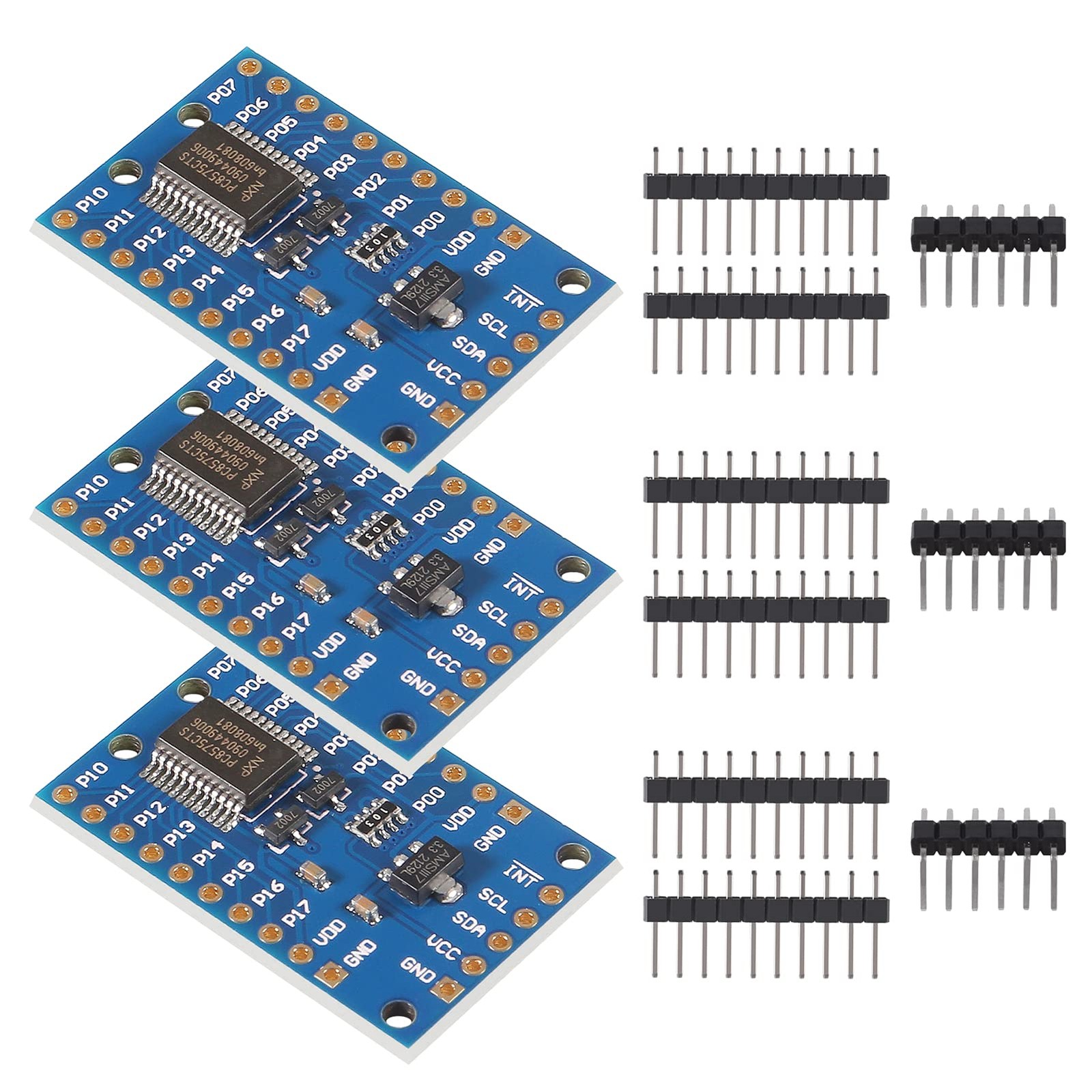 3pcs PCF8575 IO Expander Board Module I2C to 16IO IIC I2C I/O Extension Shiel...