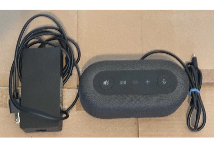 Microsoft Audio Dock USBC HDMI Microphone Teams Speakers