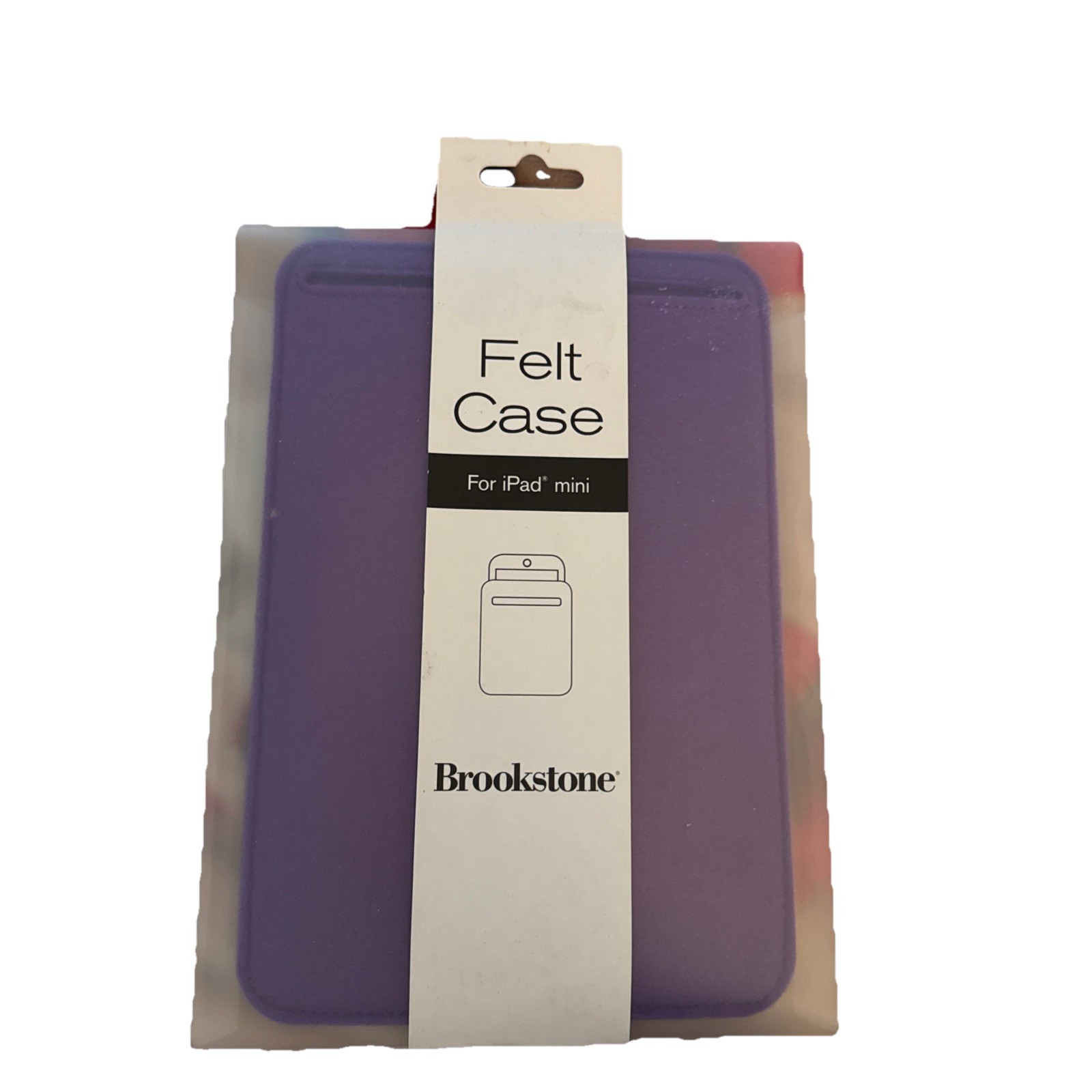 Brookstone Felt Case For iPad Mini Purple NIP