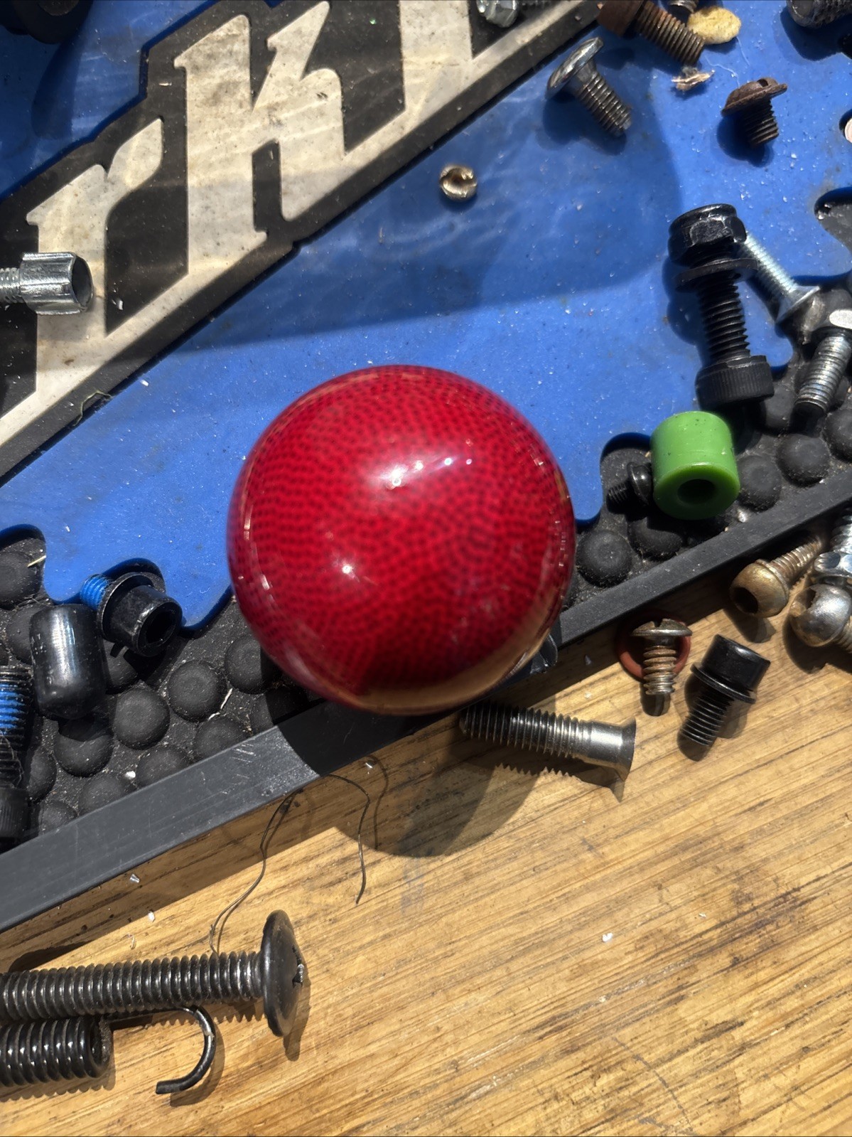 Genuine OEM Logitech Trackball REPLACEMENT BALL ONLY Wireless Mouse 34mm RED