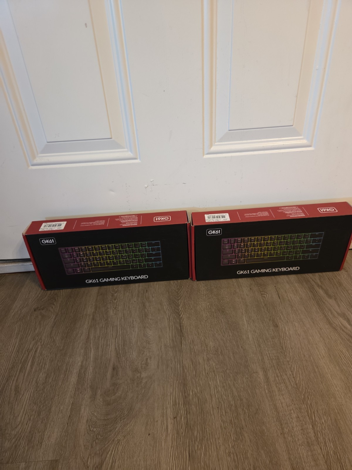 GK61 Optical Gaming Keyboard Black USB-C Wired Compact PC Lot 2 New 