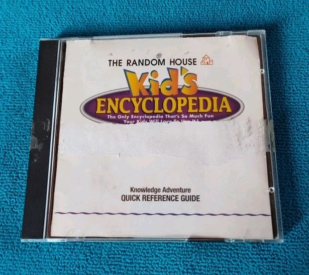 The Random House Kid's Encyclopedia CD-ROM 1994 PC Vintage