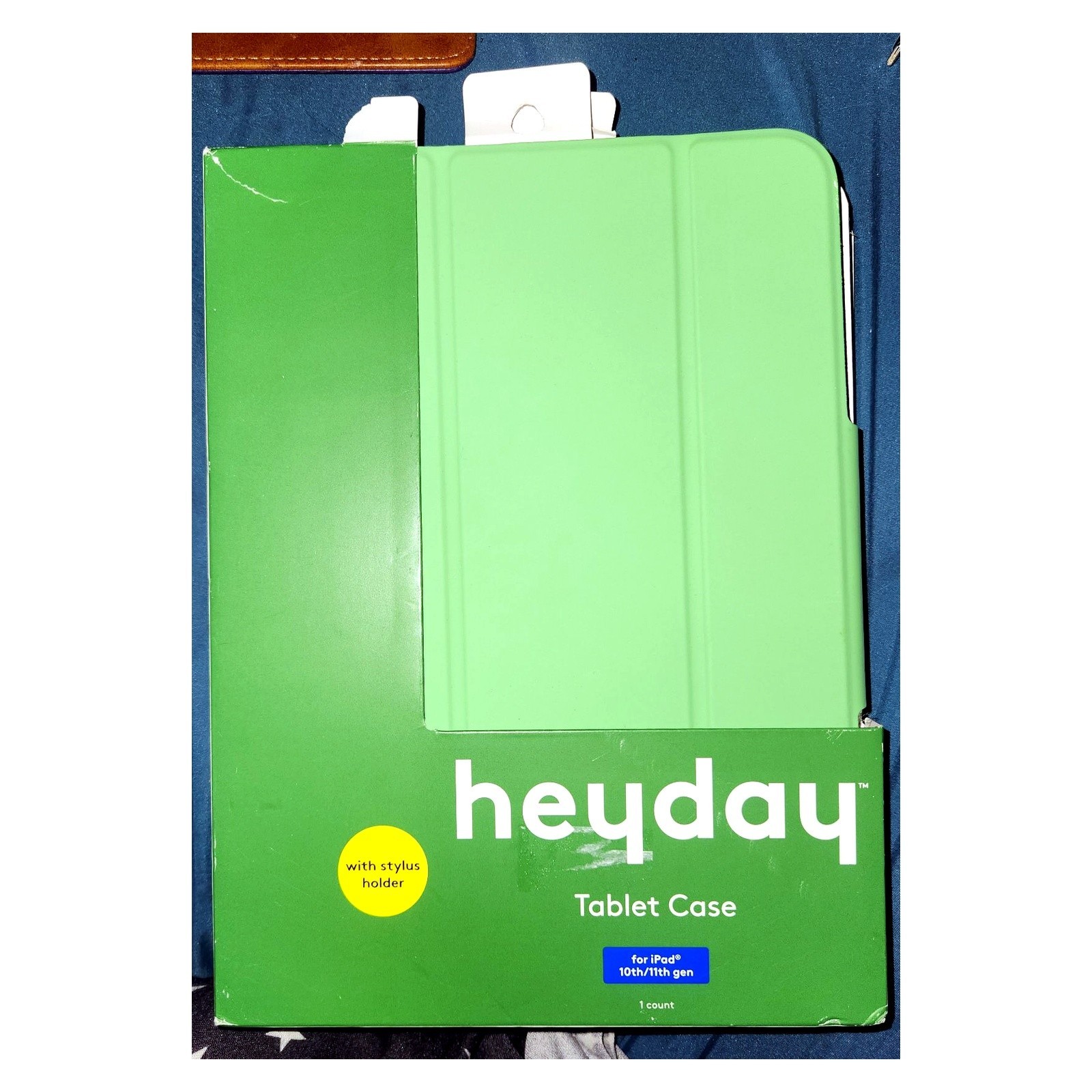 NEW - Heyday Tablet Case For 10th And 11th Generation iPad With Stylus Holder 