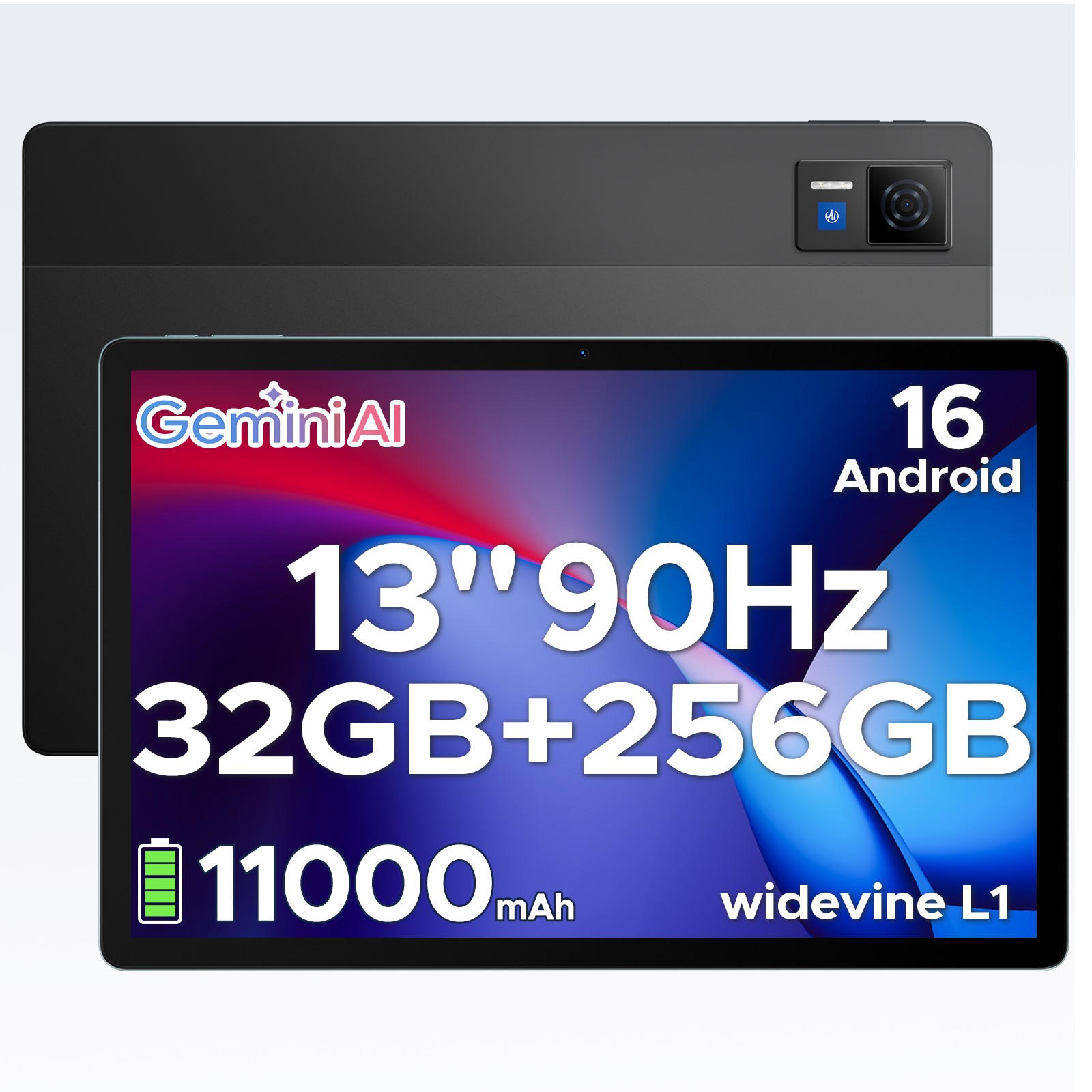 DOOGEE U13 13 inch Android 16 Tablet 13 Inches 32GB+256GB  11000mAh 2.4G 5G WiFi