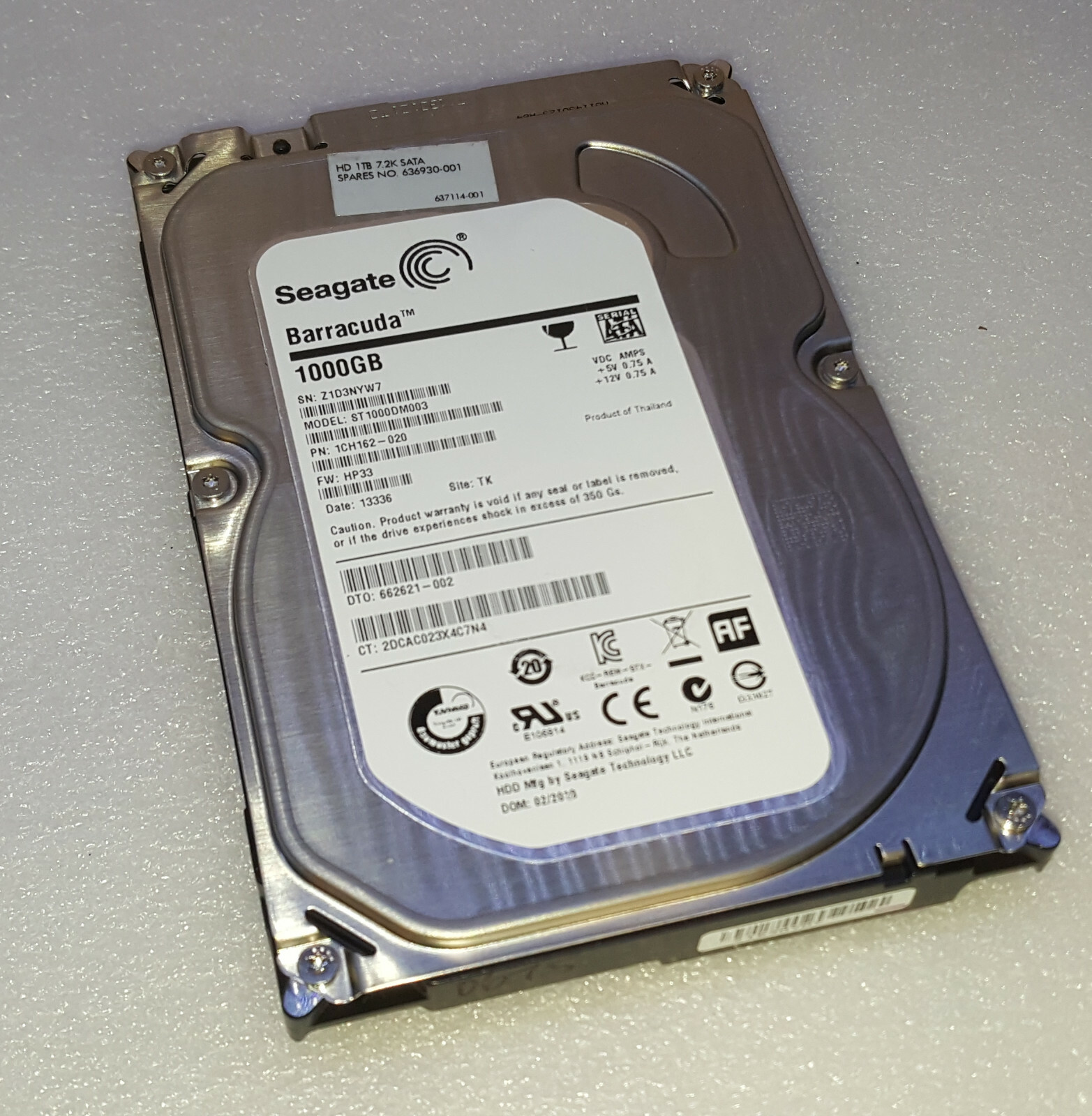 HP Envy 700-047c - 1TB SATA Hard Drive with Windows 10 Home 64