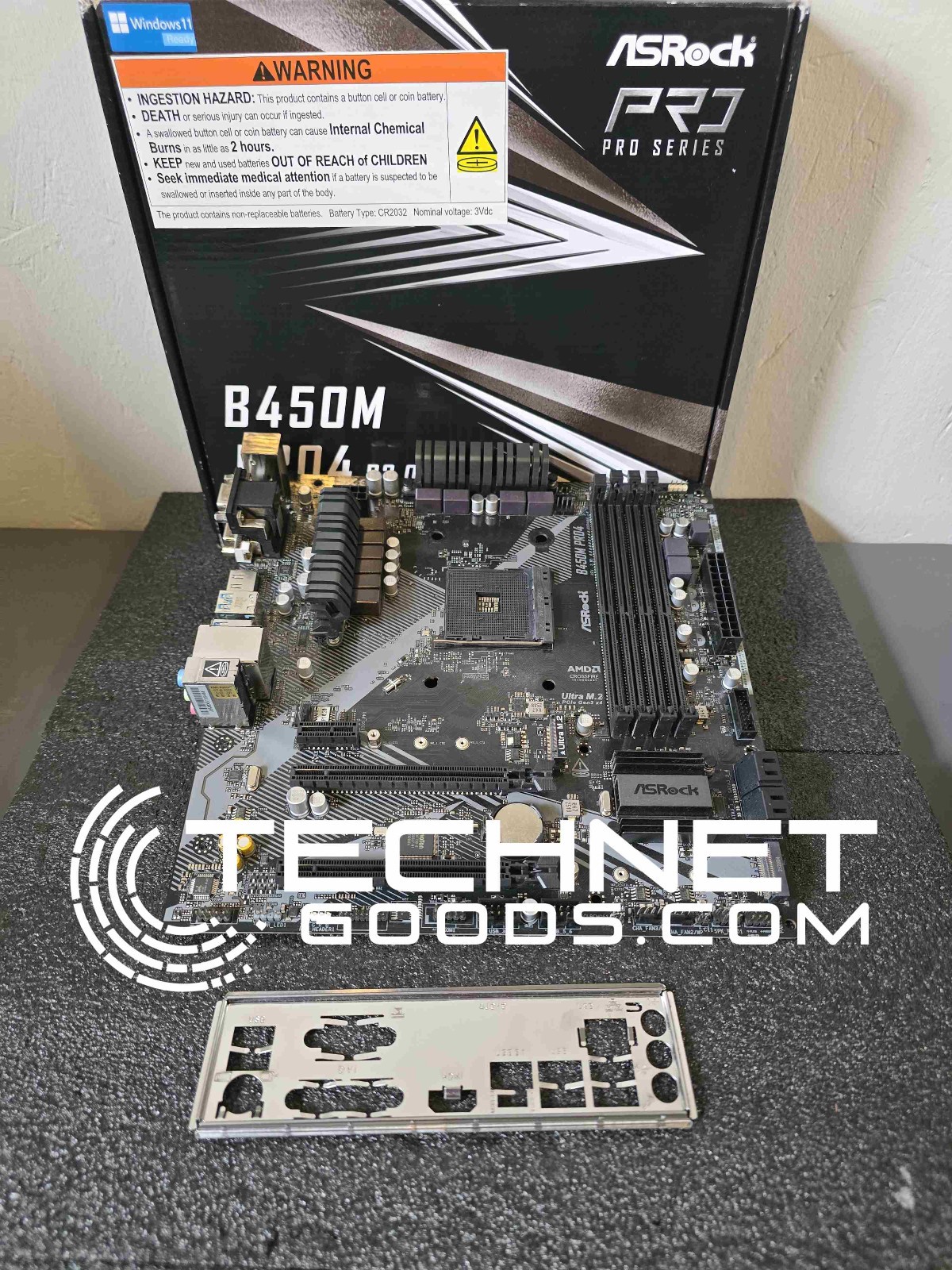 ASRock B450M Pro 4 AMD AM4 Micro ATX Motherboard - TESTED
