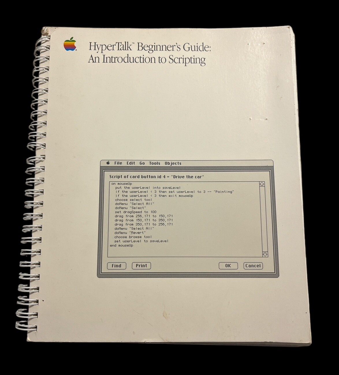 VINTAGE APPLE MACINTOSH HYPERTALK BEGINNER’S GUIDE 030-1639-A