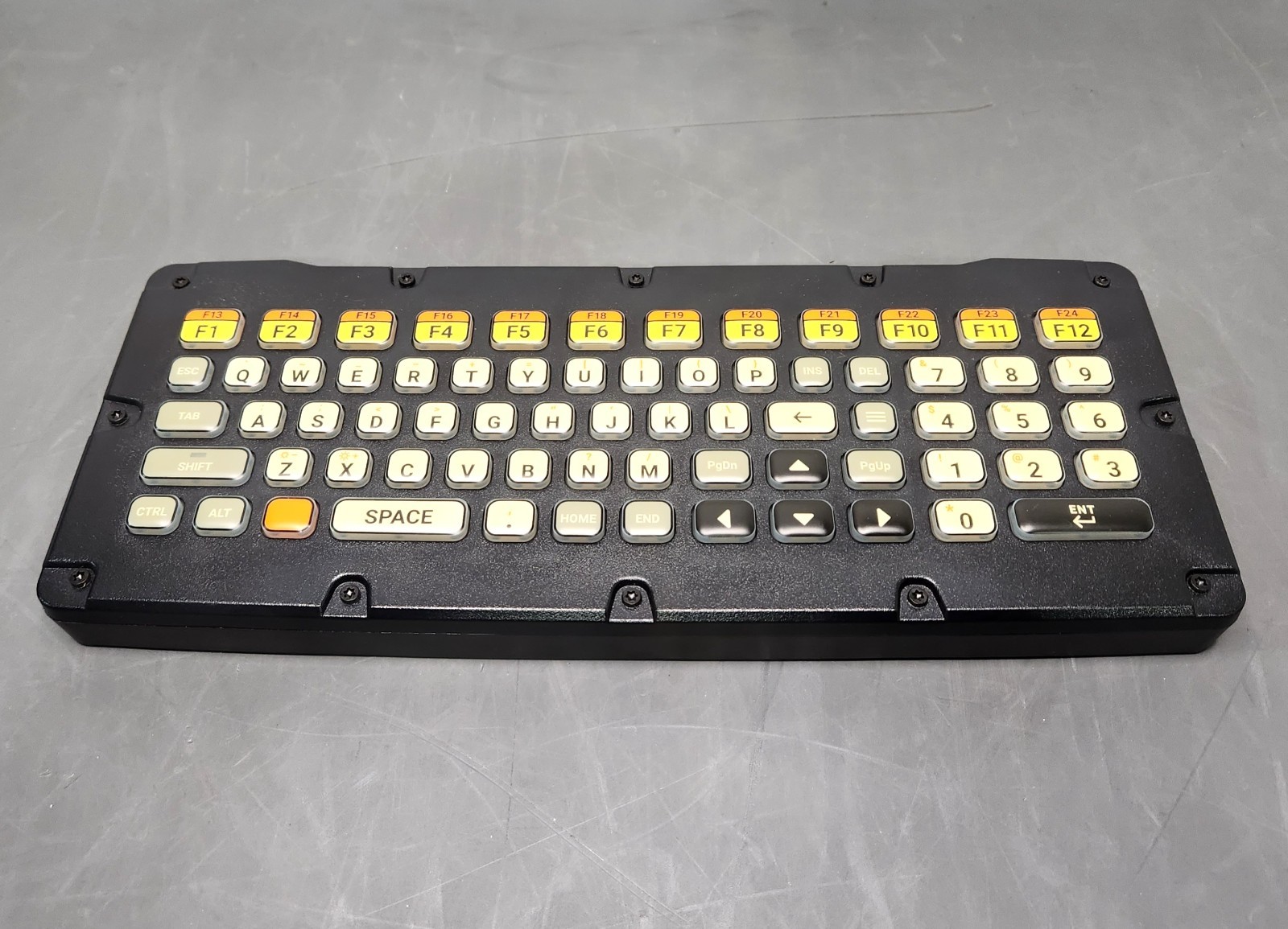 Zebra USB QWERTY Vehicle Mount Keyboard KYBD-QW-VC-01 No Cord Tested Working