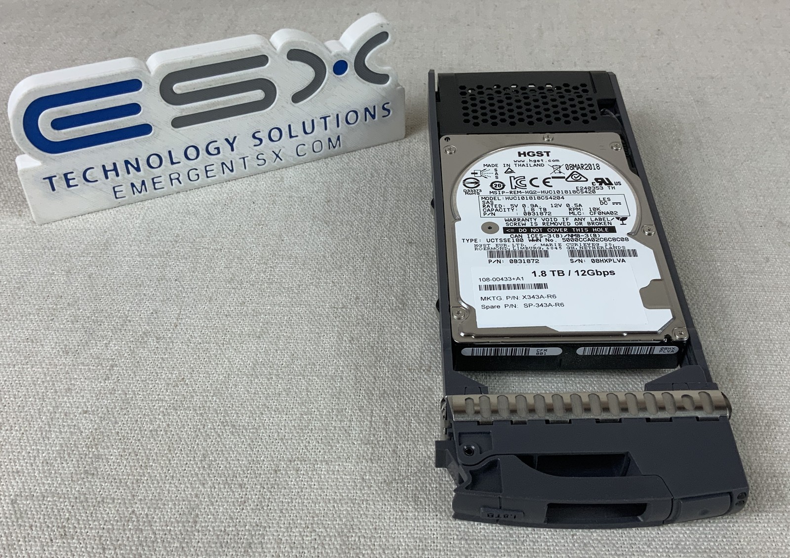 Netapp X341A-R6 900GB 10K SAS 12gbps 2.5" HDD