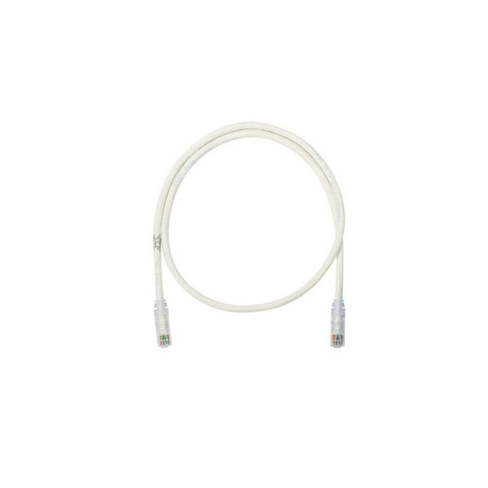 40 ft Panduit UTPSP40Y 24 AWG Copper Cat 6 UTP Patch Cord Off White