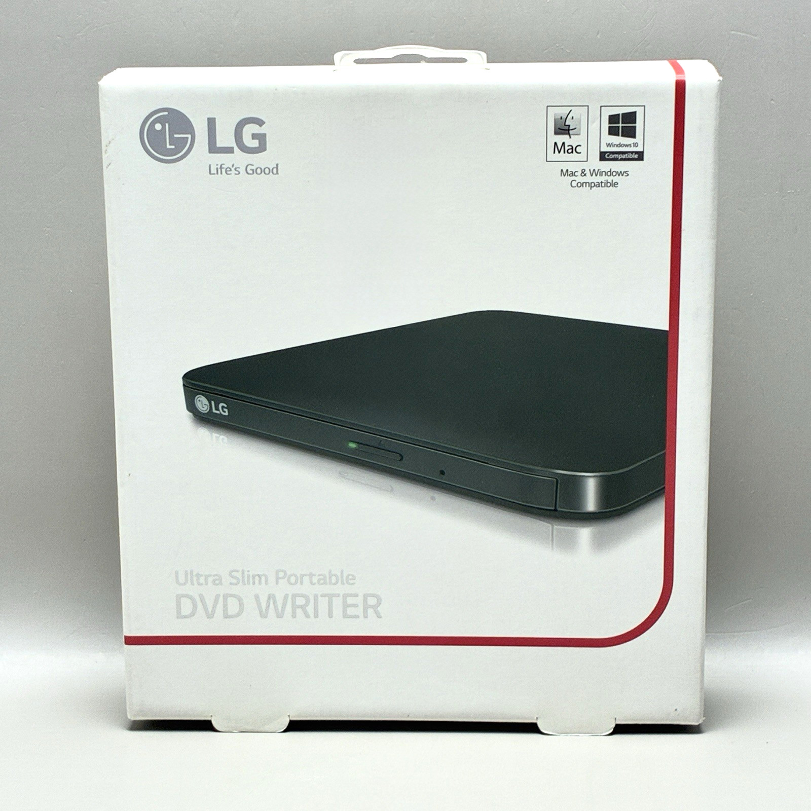 LG Ultra Slim Portable DVD Writer SP80NB80 Mac/Windows/TV Compatible NEW