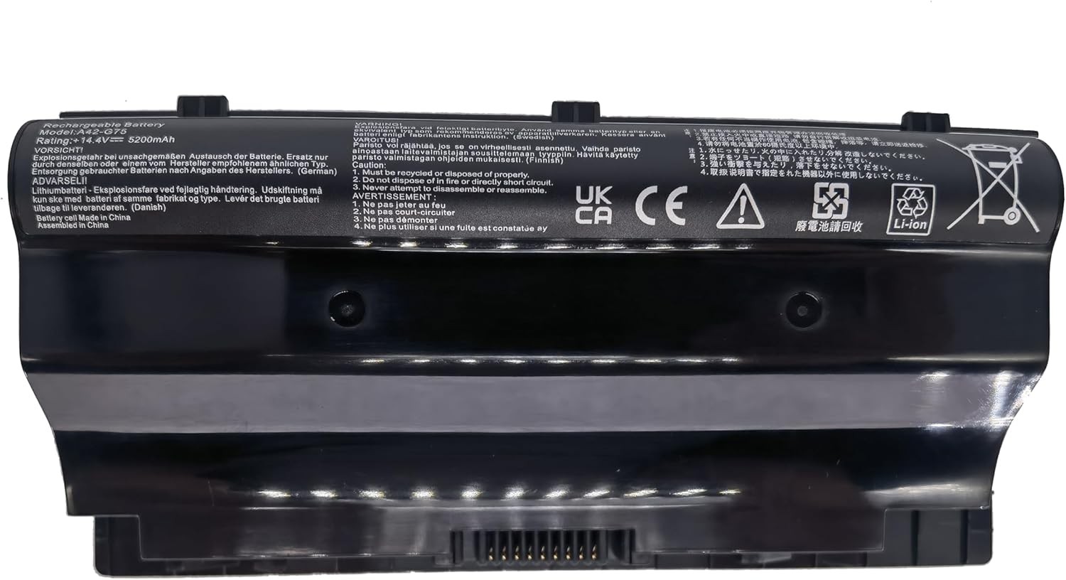 New A42 G75 Replacement Laptop Battery Compatible with Asus G75 G75VM 3D G75VW