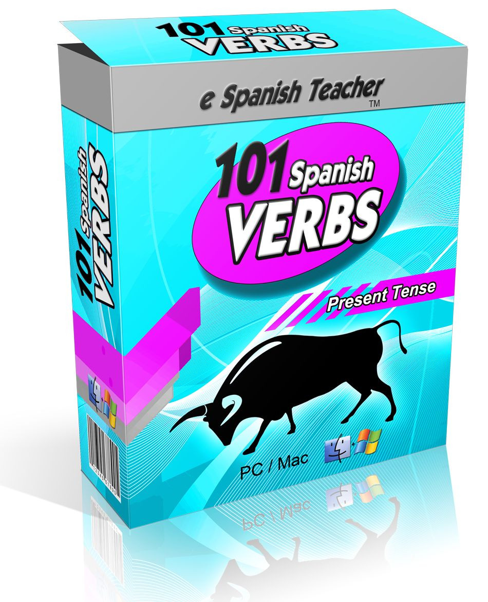 eSpanishTeacher Learn To Speak 101 Spanish Verbs Course Windows & Mac