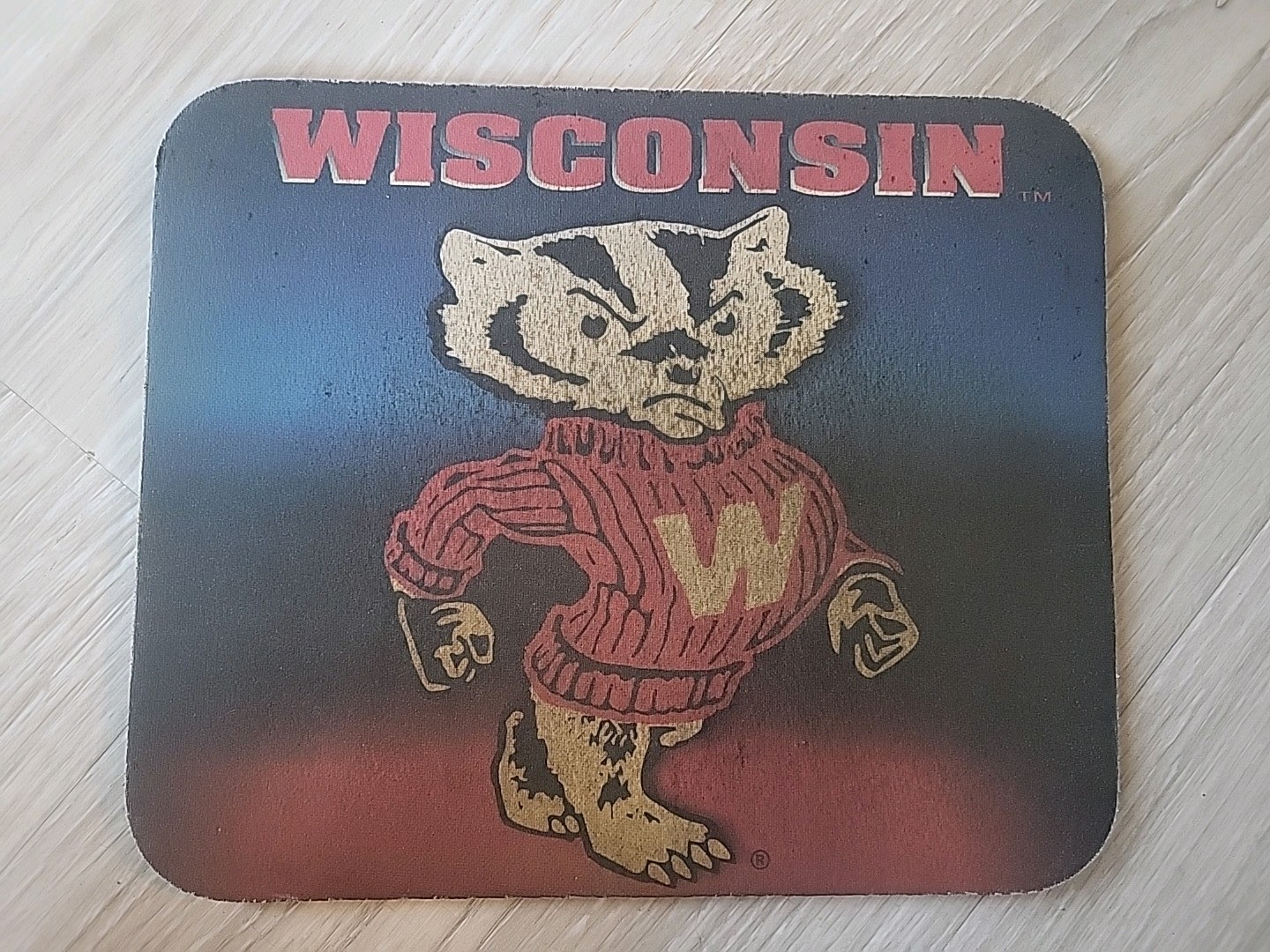 Vintage Wisconsin  Badgers Mousepad