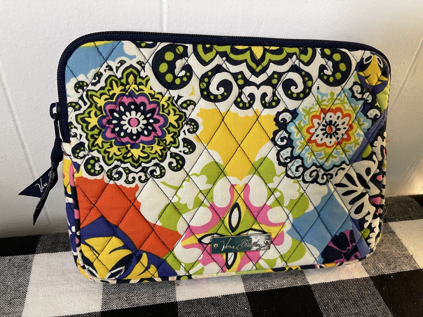 Vera Bradley Bohemian Medallion Quilted Mini Tablet Holder Case 9 x 7 Traveler