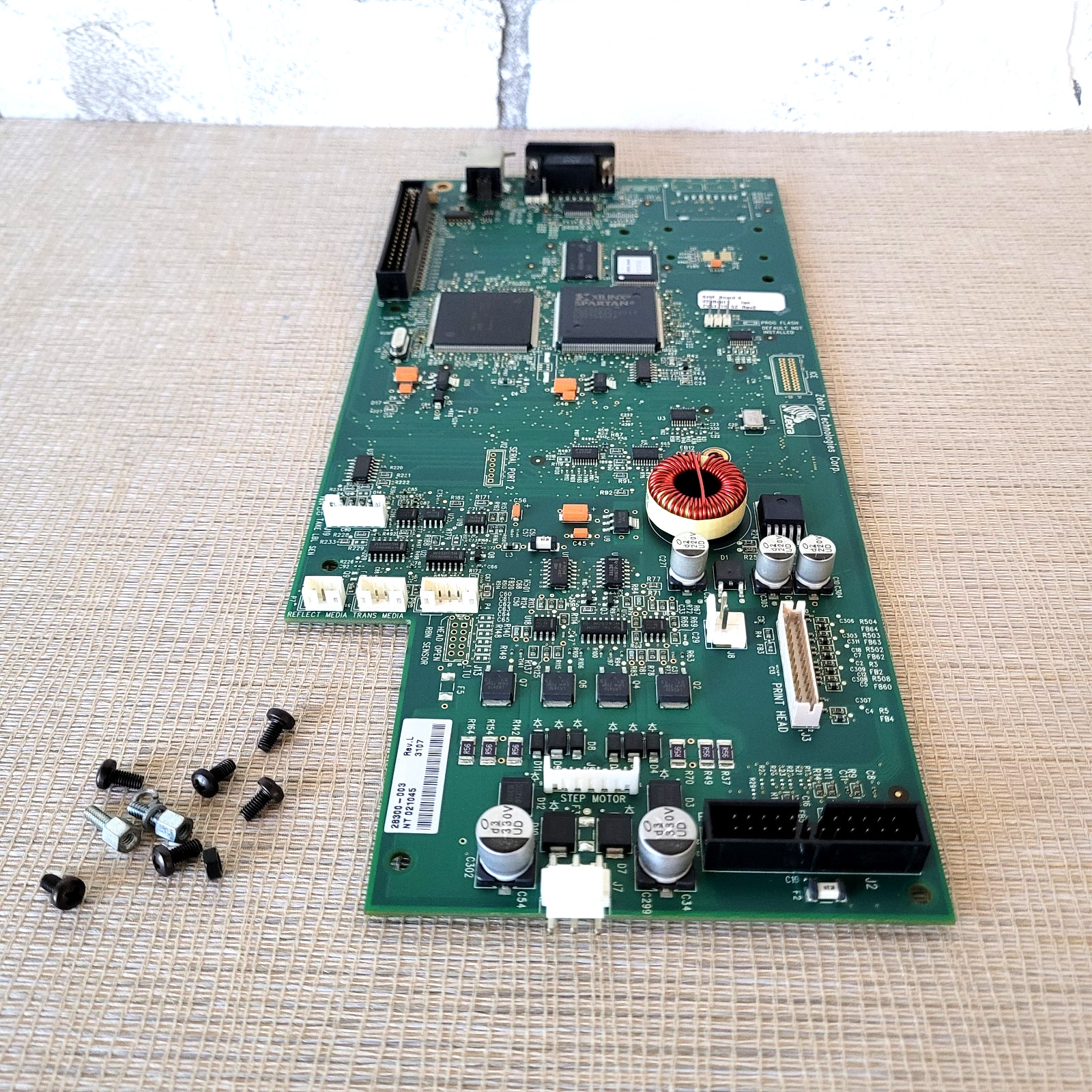 Zebra Printer Main Control Board for S4M 28300-003 w/Screws TESTED