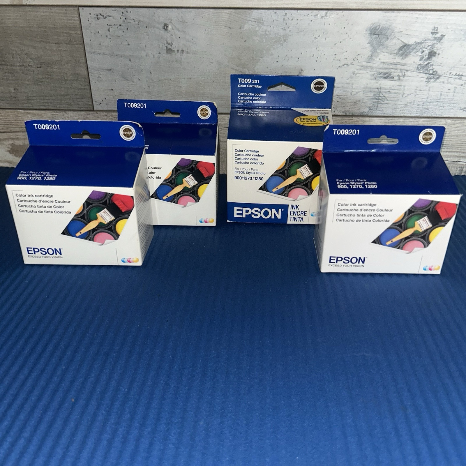 GENUINE Epson T009 201 OEM Color Ink Cartridge New Expired 900/1270/1280