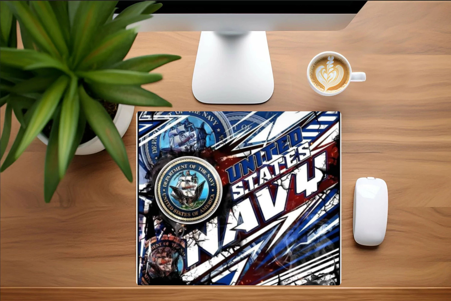 US Navy Desktop Mouse Pad Sublimation