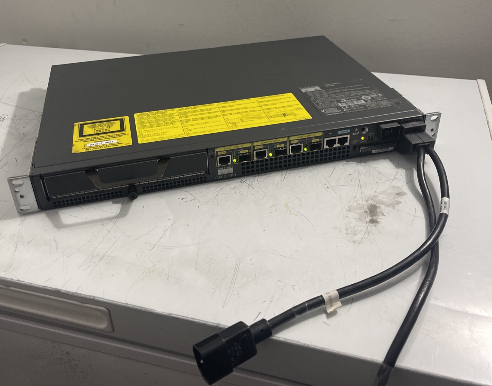 Cisco7301-2AC • Gigabit Router • Dual AC Power Supply • Cisco 7301 As Pictures