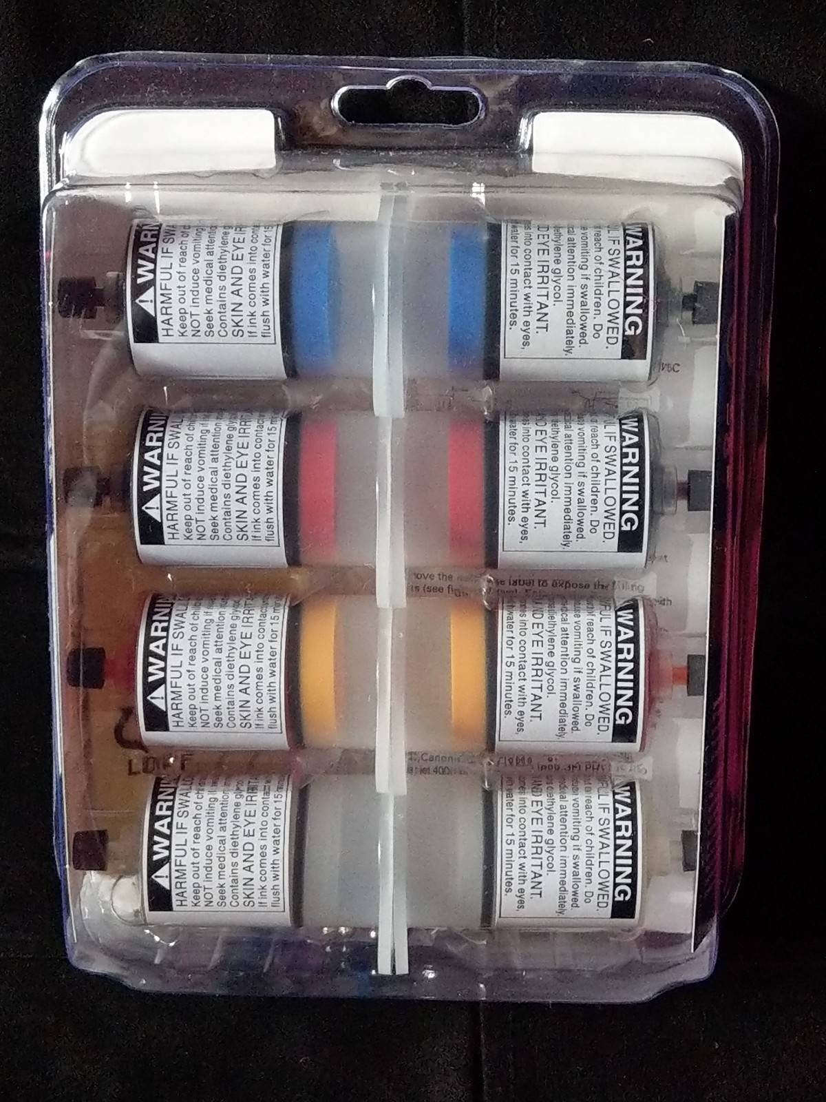 INK REFILL KIT NCR UNIVERSAL INKJET COLOR - BLUE /PINK /YELLOW - NEW 