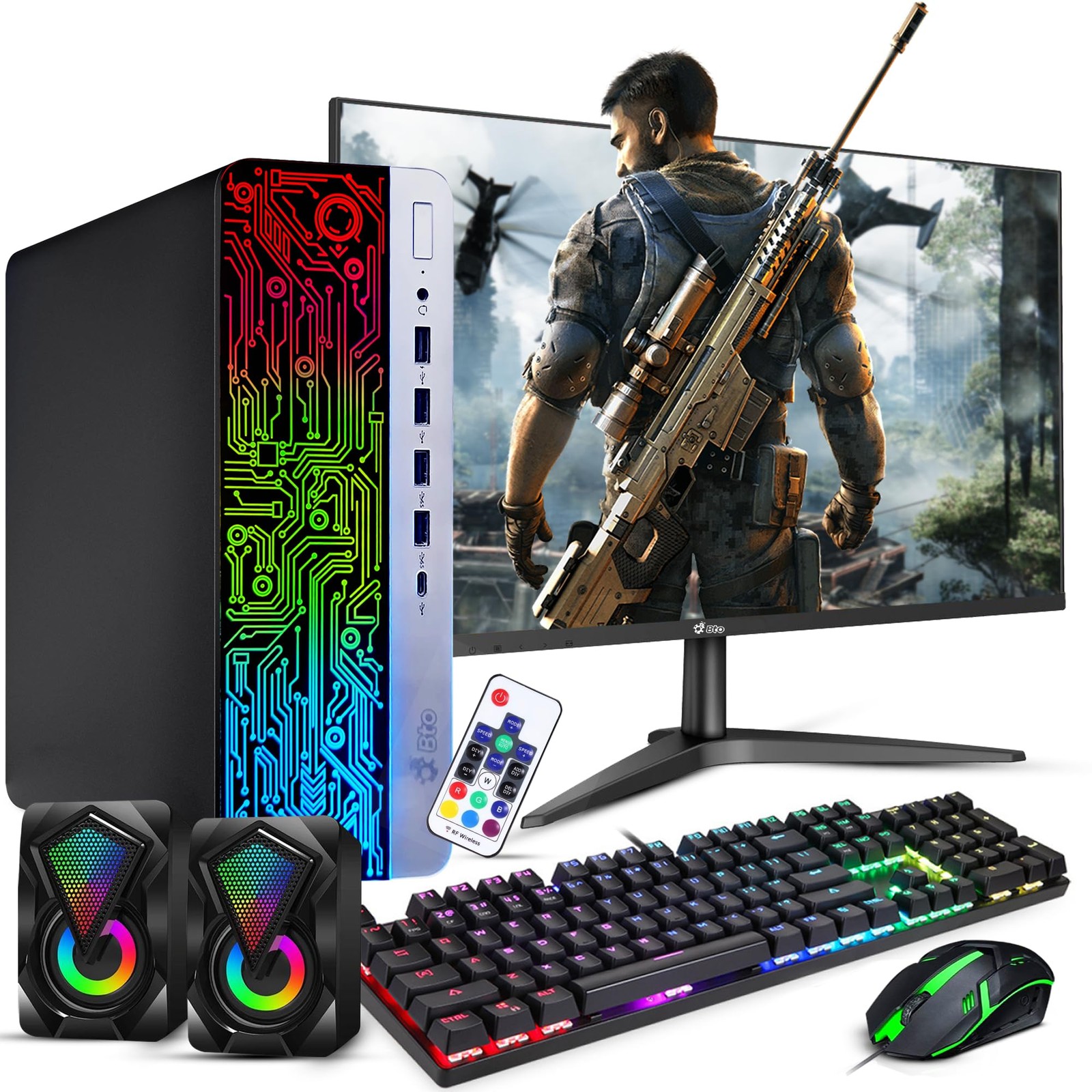 HP Gaming Desktop HP G3 RGB – Intel i5 6th Gen Processor 16GB DDR4 Ram 512GB SSD