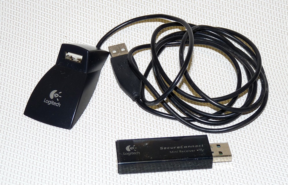 Logitech Secure Connect Mini Receiver, 831843-0000, C-UAL52 USB