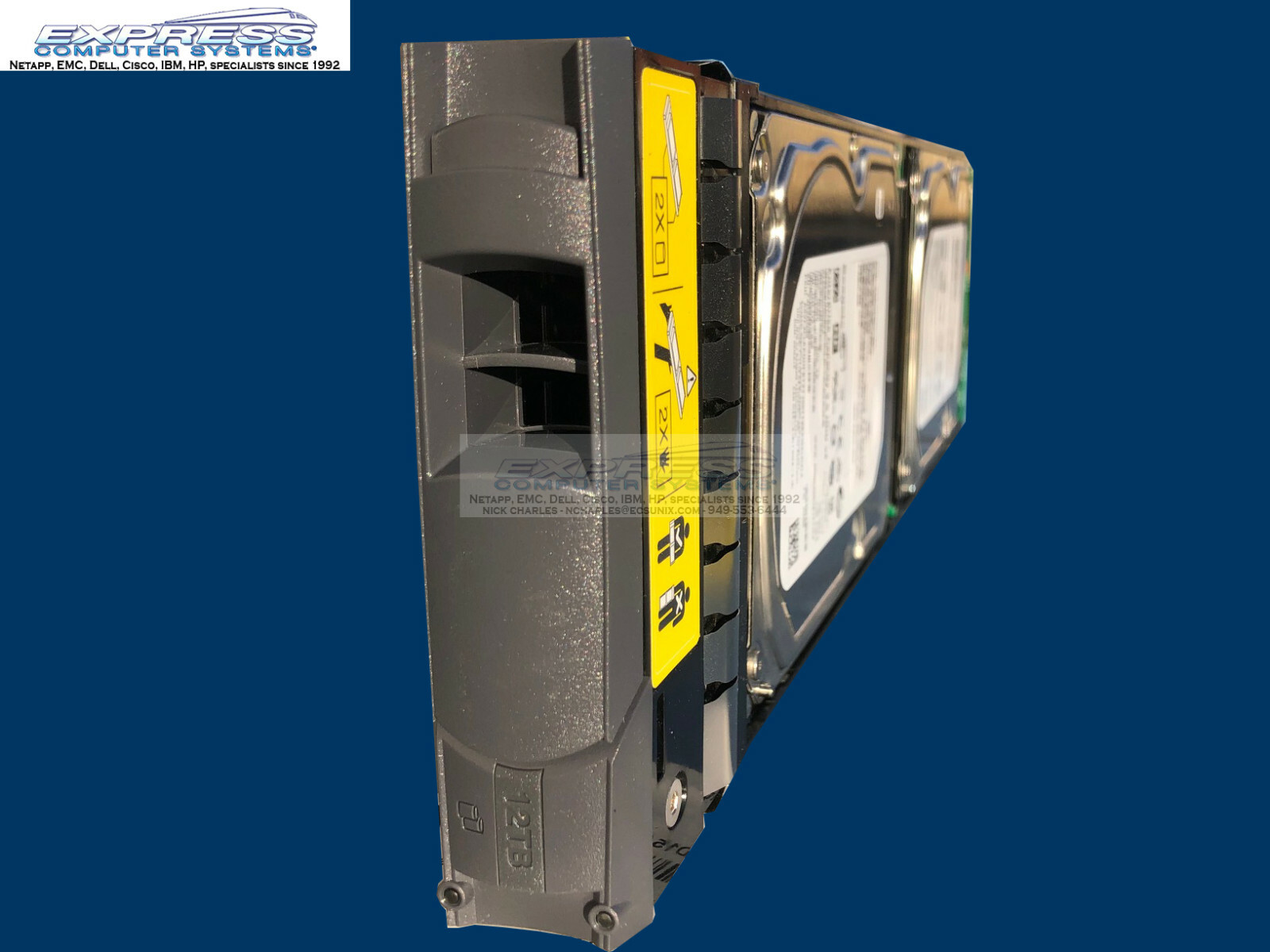 Netapp X481A-R6 12TB 7.2K (6TB x 2 tandem) X481_SMKRE06TSDB 108-00398 for DS4486