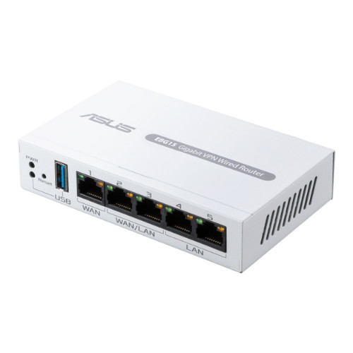 ASUS EBG15 EXPERT Wired Gigabit VPN Router WIFI LAN*4 WAN 90IG08E0-MO3B00