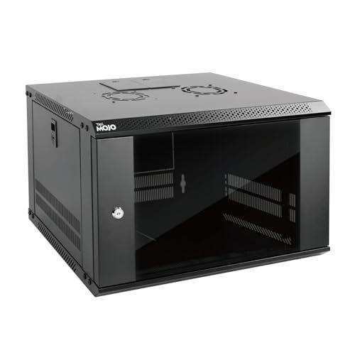 Tecmojo 6U Wall Mount Server Cabinet IT Network Rack Enclosure Lockable Door