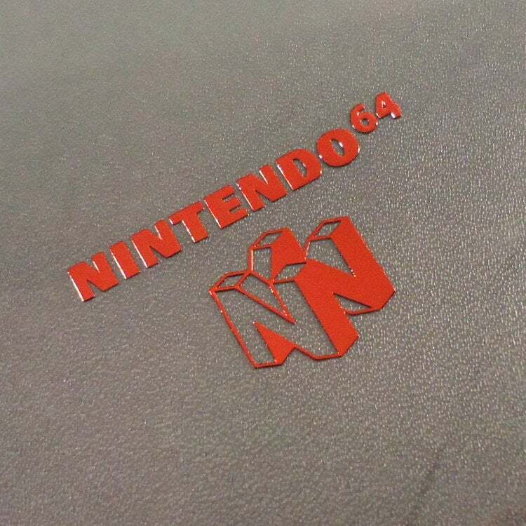 Nintendo 64 Label / Aufkleber / Sticker / Badge / Logo 37 x 22mm [253b]