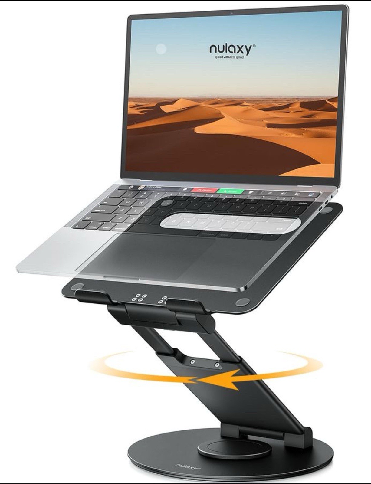 Nulaxy Telescopic 360 Rotating Laptop Stand