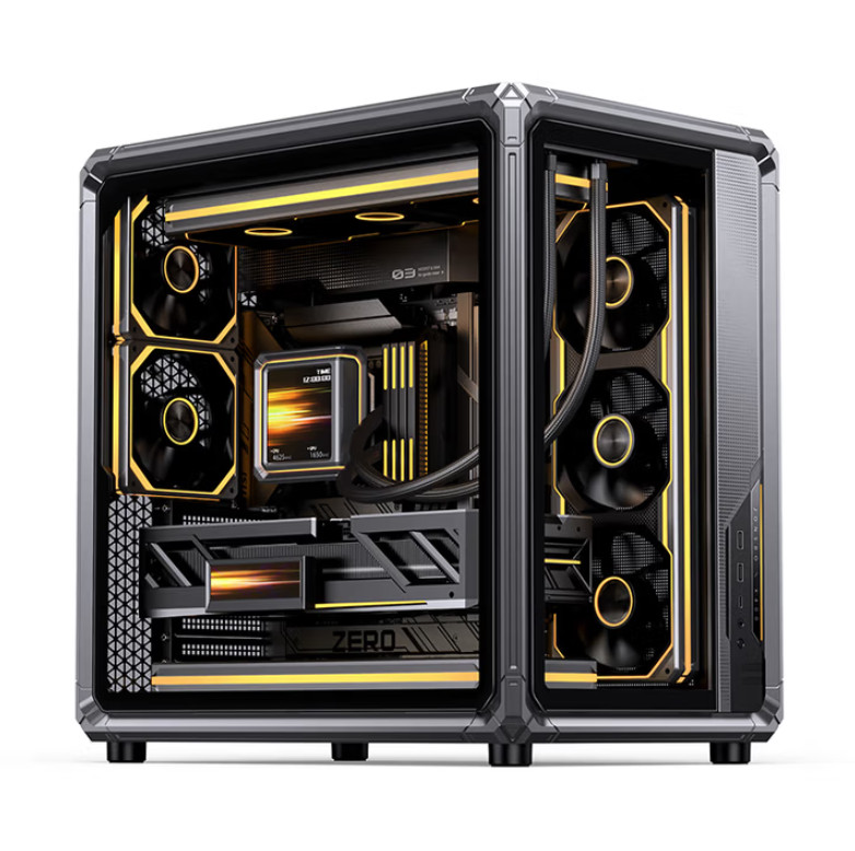 Jonsbo X400 Gray ATX computer case supporting back-plug//