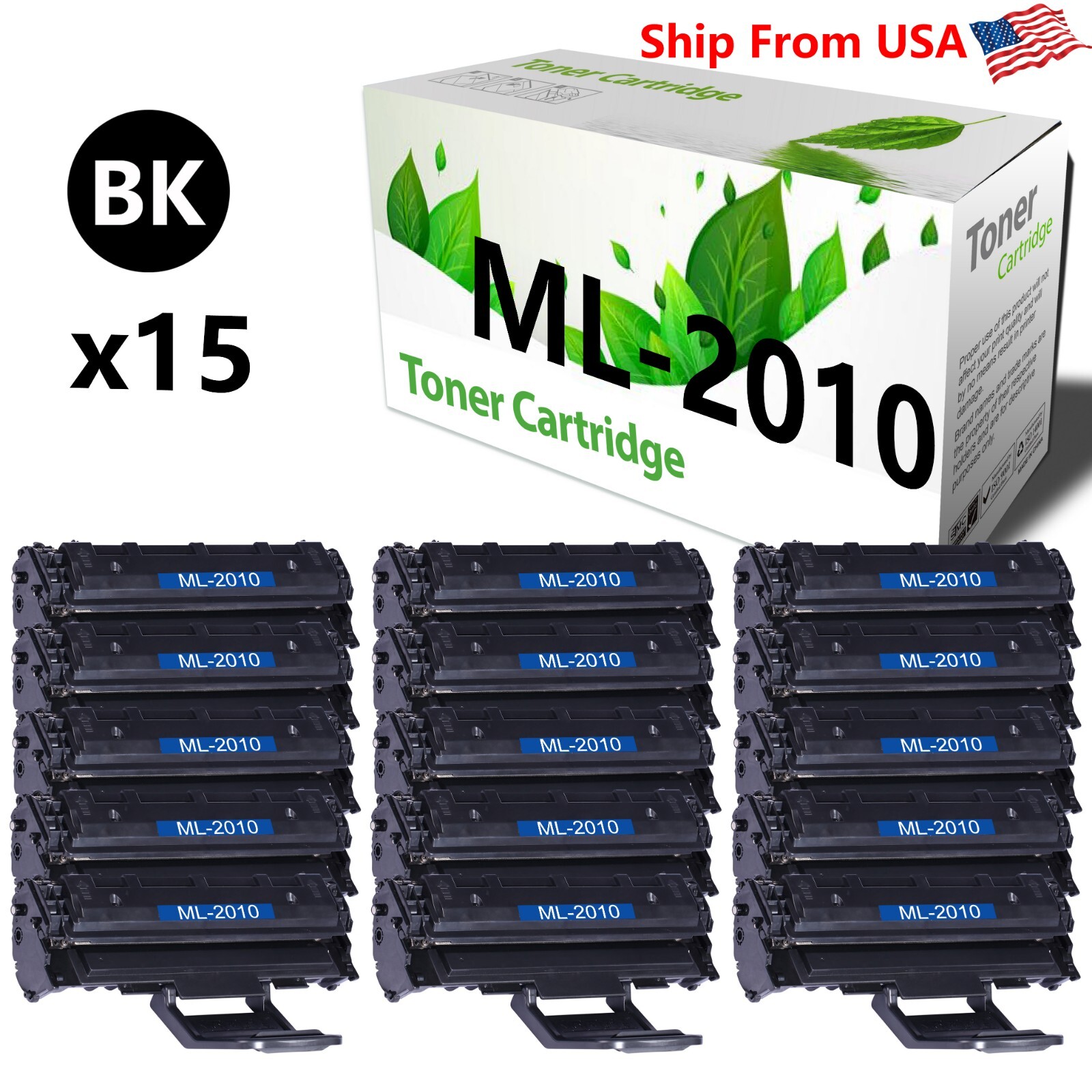 15PK ML2010 Toner Cartridge for ML-1615 1620 Printer