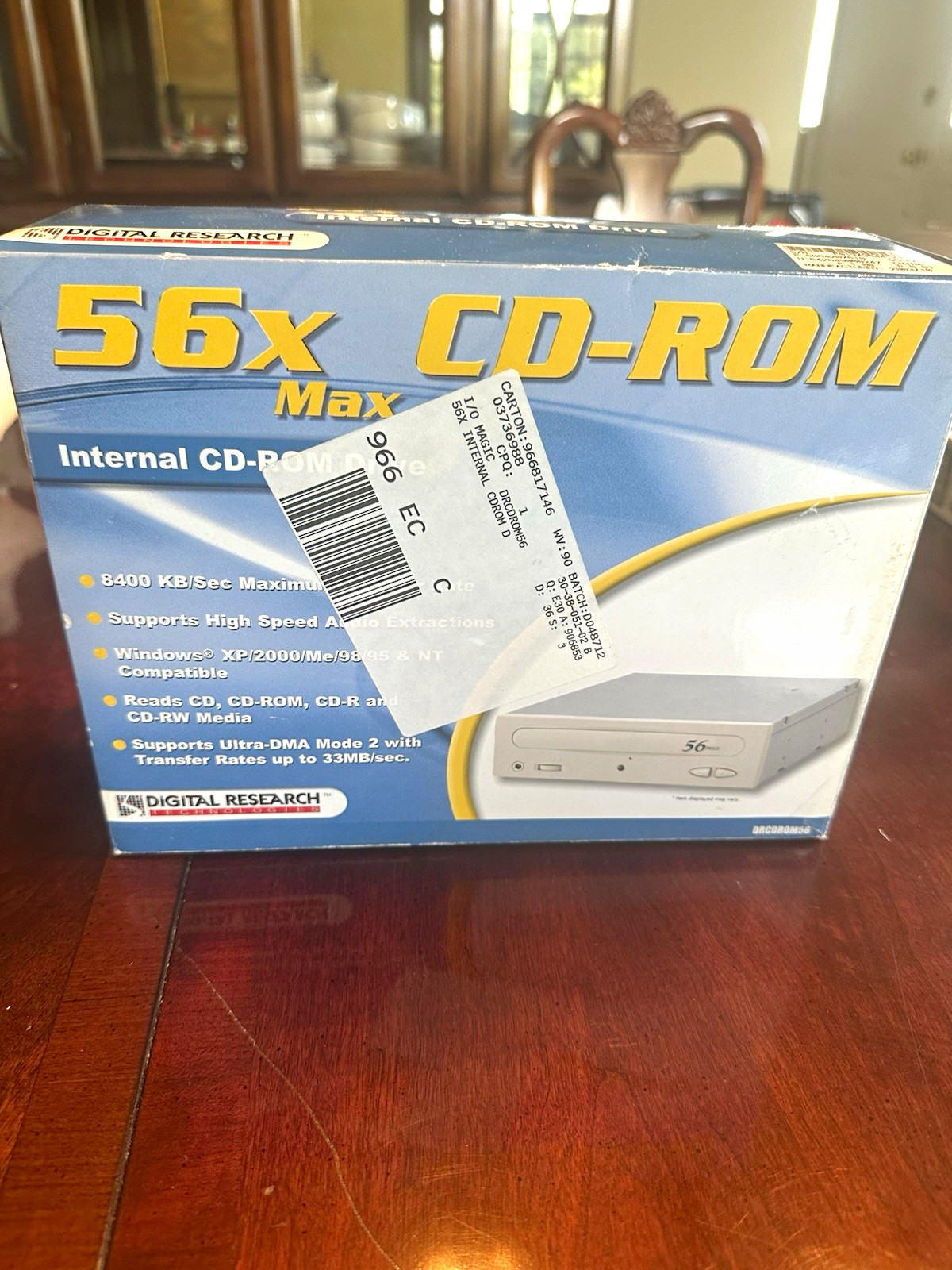 Digital Research 56x ATAPI/Enhanced IDE Internal CD-ROM Drive CD-R/RW Beige