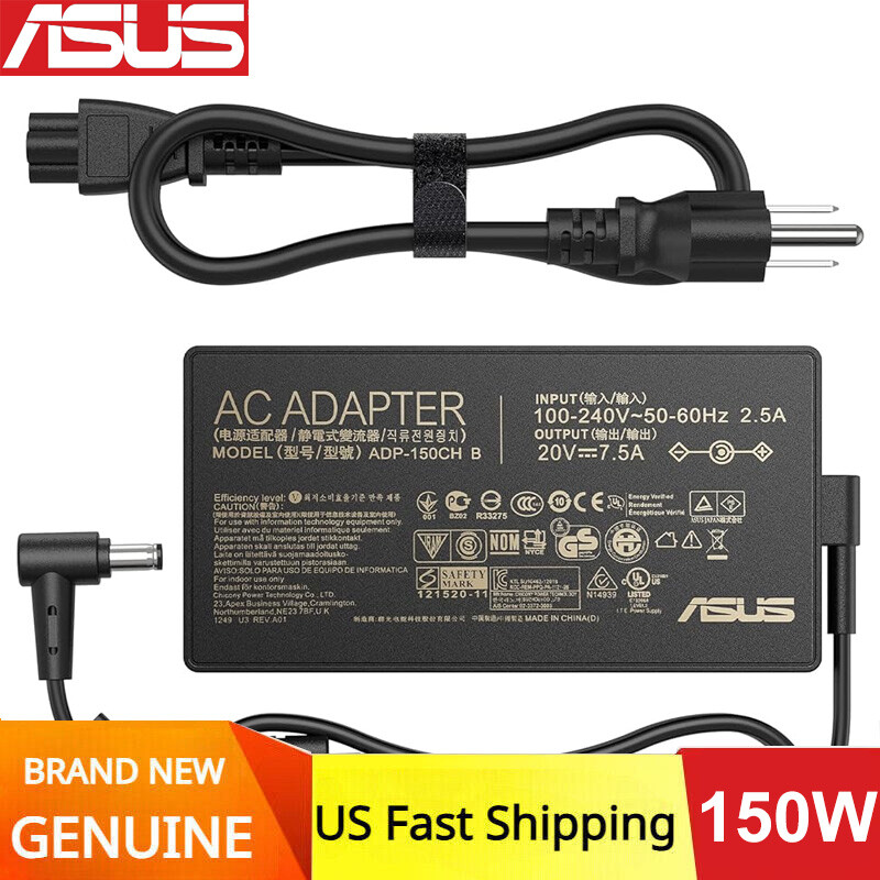 Original ASUS 150W AC Adapter ROG G531GT-AL041T G731GT-AU049T Laptop Charger