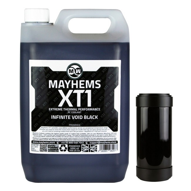 Mayhems XT1 Premix PC Coolant - 5 Liters - Infinite Void Black
