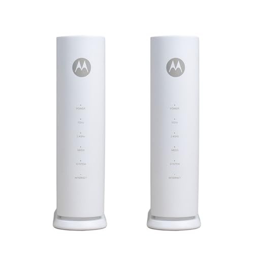 Motorola MNQ1525 WiFi 7 Router with Easy Mesh, Dual-Band 3.6 Gbps Speed, 2000